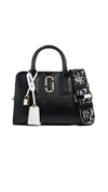 Marc Jacobs Little Big Shot Satchel In Black/baby Pink