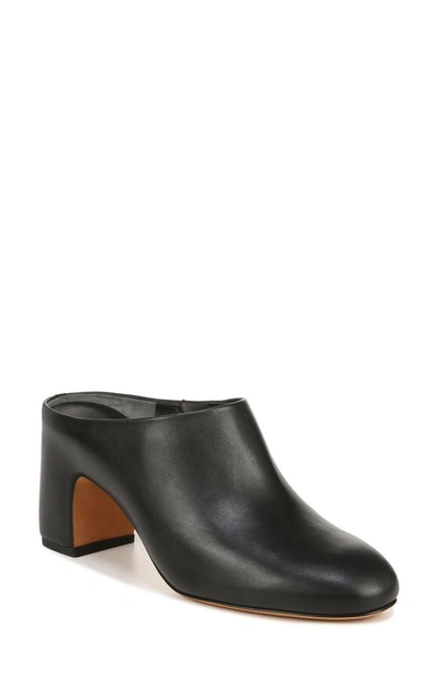 Vince Tala Womens Leather Slip On Mules In Black