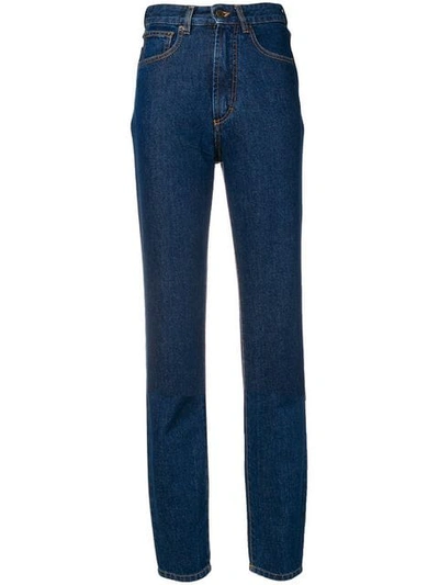 Fiorucci High Waist Skinny Jeans In Blue