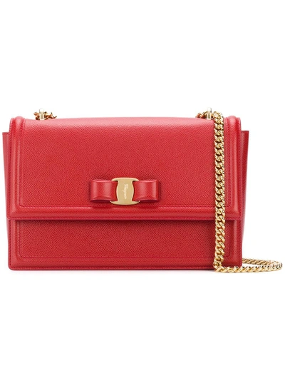 Ferragamo Vara Bow Flap Bag