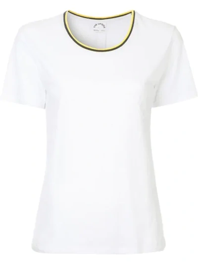 The Upside Lucia Sheer Cotton T-shirt In White