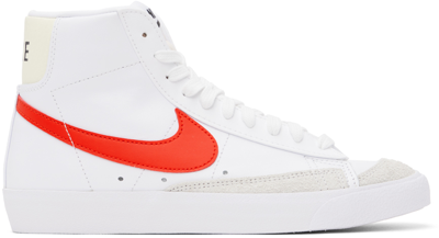 Nike Blazer Mid '77 Vintage White/picante Red 运动鞋 In White