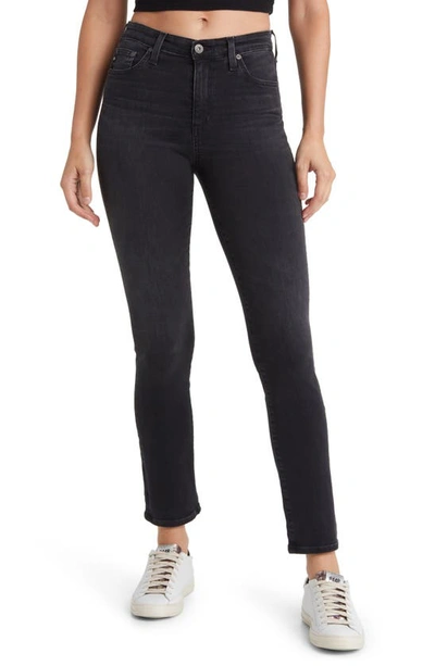 Ag Mari High Waist Slim Ankle Straight Leg Jeans In City View