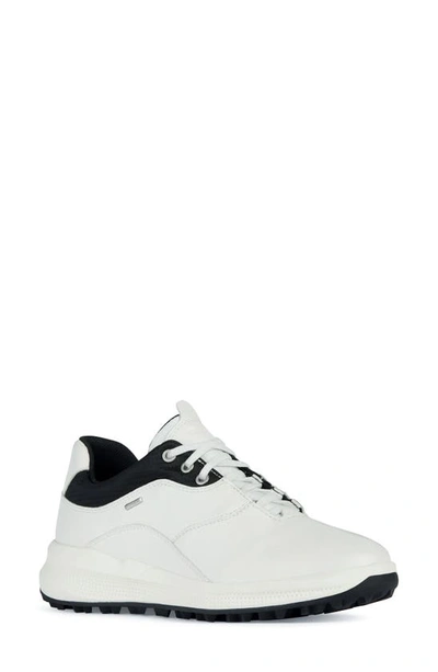 Geox Pg1x Amphibiox® Waterproof Sneaker In White/ Black