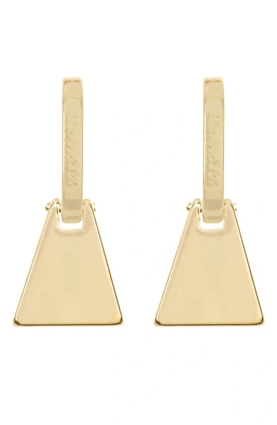 Panacea Triangle Drop Earrings In Gold