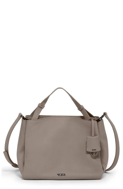 Tumi Marylea Leather Crossbody Bag In Taupe