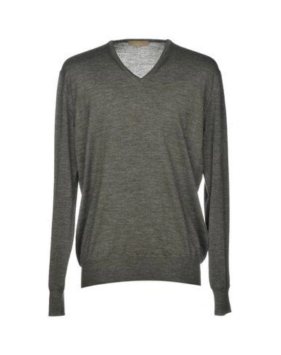 Cruciani Sweaters In Steel Grey