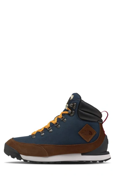 The North Face Back-to-berkeley Iv Waterproof Boot In Shady Blue/ Monks Dressing Gown Brown