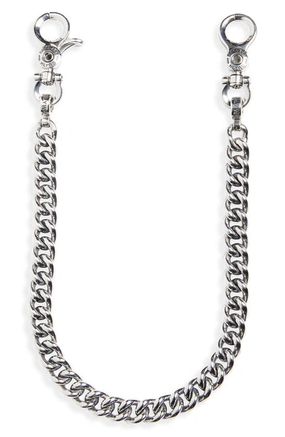 Good Art Hlywd Curb Link Wallet Chain In Silver