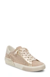 Dolce Vita Zina Crystal Sneaker In Gold Suede