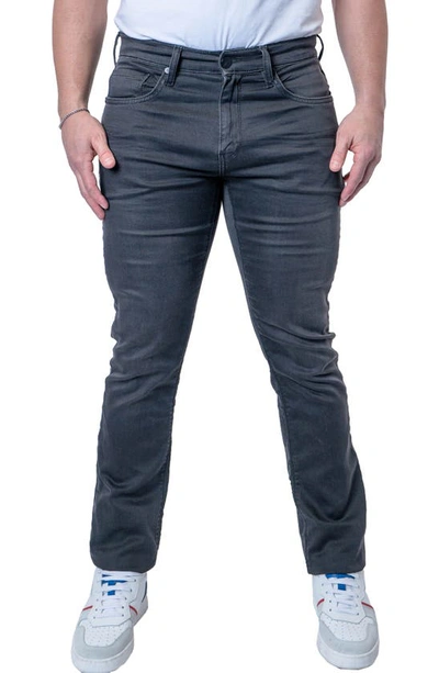 Maceoo Athletic Fit Stretch Jeans In Grey