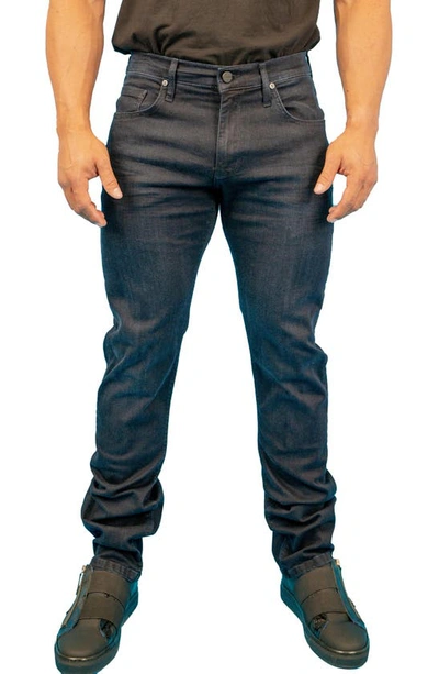 Maceoo Athletic Fit Stretch Jeans In Blue