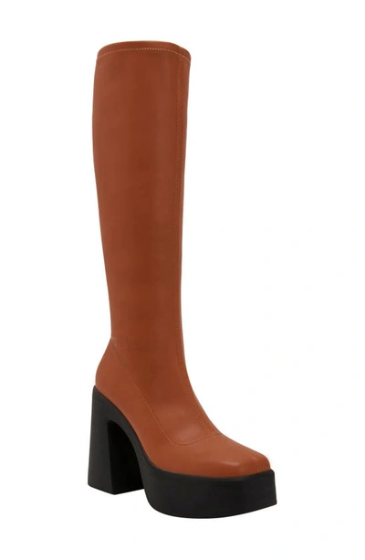 Katy Perry The Heightten Knee High Platform Boot In Brown