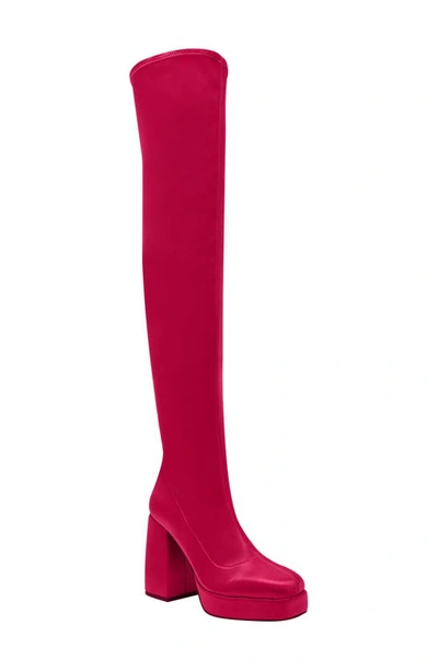 Katy Perry The Uplift Over The Knee Boot In Luminous Pink