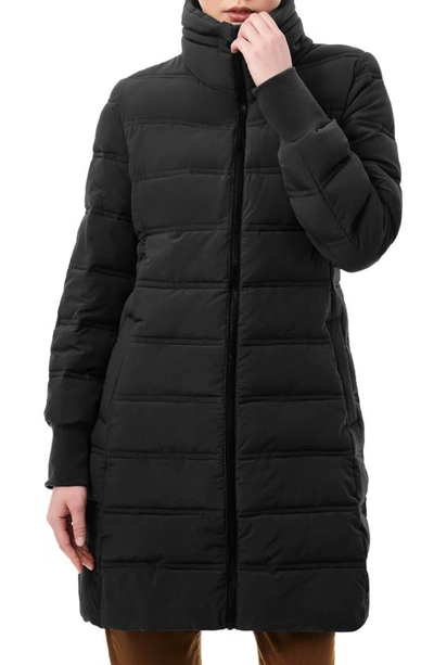 Bernardo Stand Collar Puffer Jacket In Black