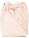 Mansur Gavriel Mini Bucket Bag In Nude & Neutrals