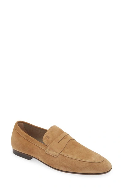 Tod's Apron Toe Loafer In Biscotto