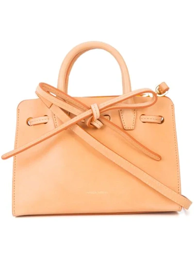 Mansur Gavriel Mini Mini Sun Bag In Brown