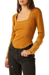 Free People Could I Love You More Top In Tiger Eye