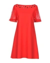 Chiara Boni La Petite Robe Short Dresses In Red