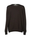 Gran Sasso Sweater In Dark Brown