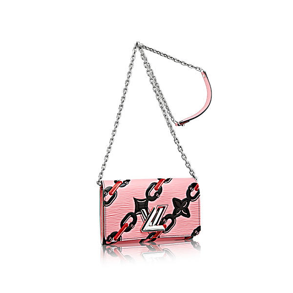 Louis Vuitton Twist Chain Wallet In Pink | ModeSens