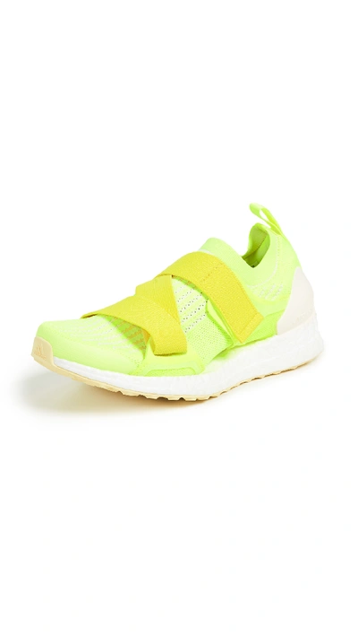 Adidas By Stella Mccartney Ultraboost X Fabric Sneakers, Bright Yellow In Solar Yellow