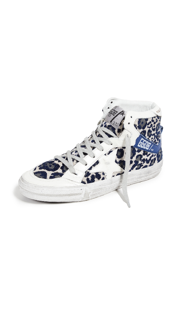 golden goose leopard high tops