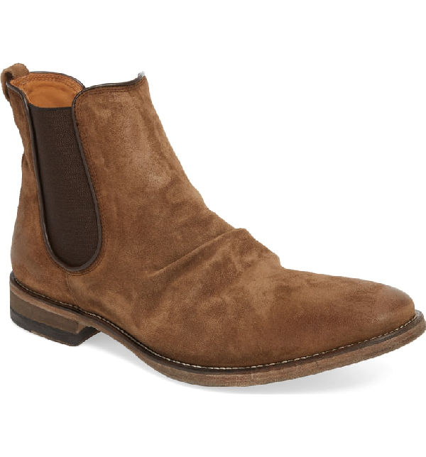 john varvatos suede chelsea boots
