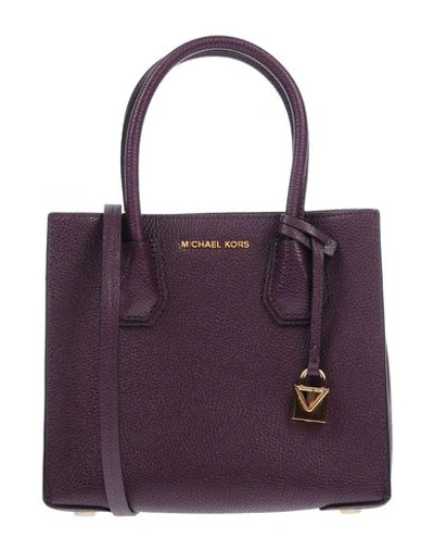Michael Michael Kors Handbag In Dark Purple