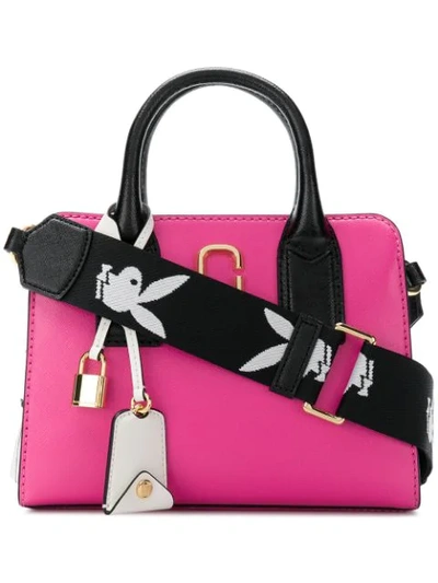 Marc Jacobs Little Big Shot Leather Satchel In Pink