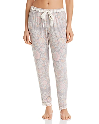 Josie Bardot Sun-kissed Pajama Pants In Gray/pink