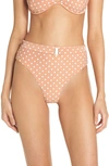 Onia Emily Bikini Bottoms In Nude Dots