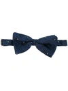 Etro Embroidered Bow Tie - Blue