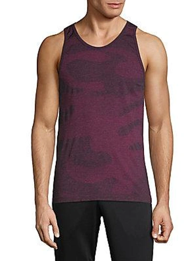 Hpe Camouflage Seamless Tank Top In Coral Camo