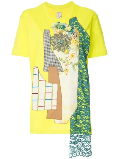 Antonio Marras Patchwork T-shirt - Green