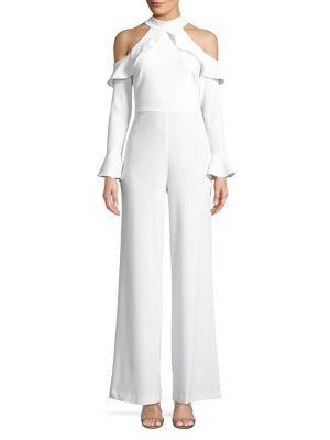 monique lhuillier white jumpsuit