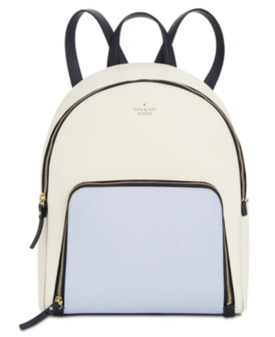 Kate Spade Cameron Street - Hartley Leather Backpack - Ivory In Multi/gold