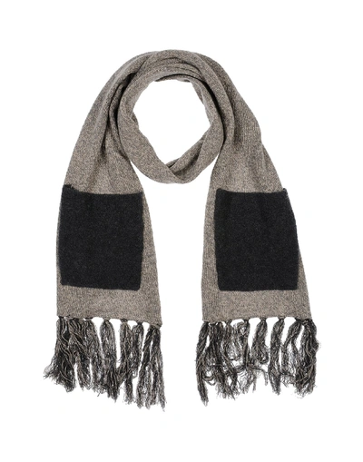 Le Tricot Perugia Scarves In Grey