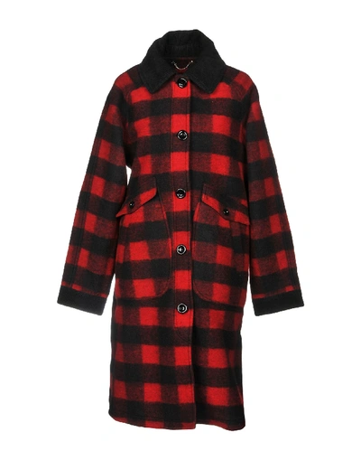 Diesel Coats In Red