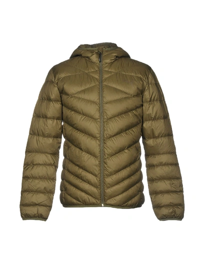 Puma Down Jackets In Military Green