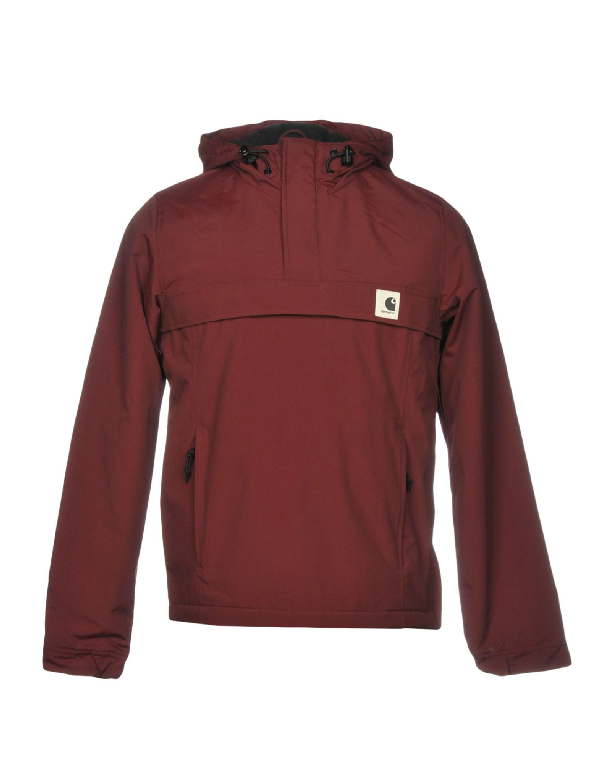 Carhartt Jackets In Maroon ModeSens