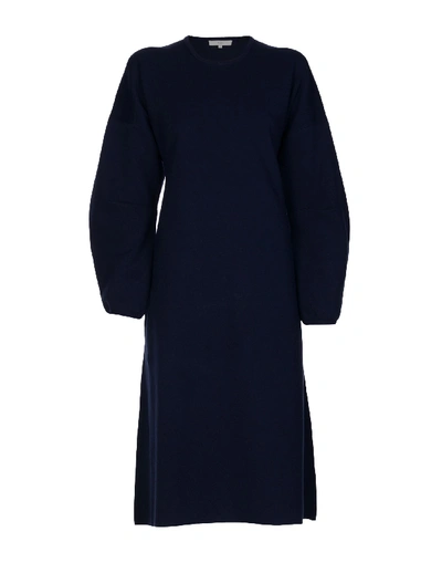 Tibi 3/4 Length Dress In Dark Blue