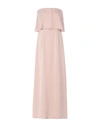 Adorée Long Dress In Pale Pink