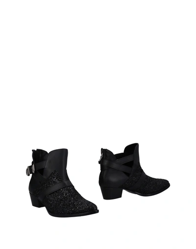 Philipp Plein Ankle Boot In Black