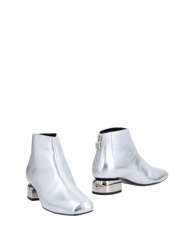 Pierre Hardy Ankle Boot In Silver