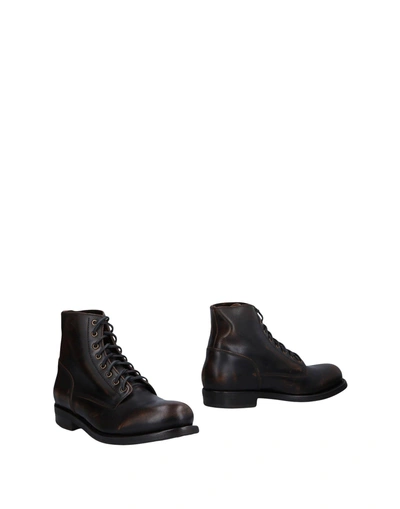 Buttero &reg; Ankle Boots In Dark Brown