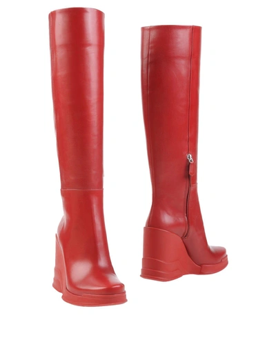 Prada Boots In Red