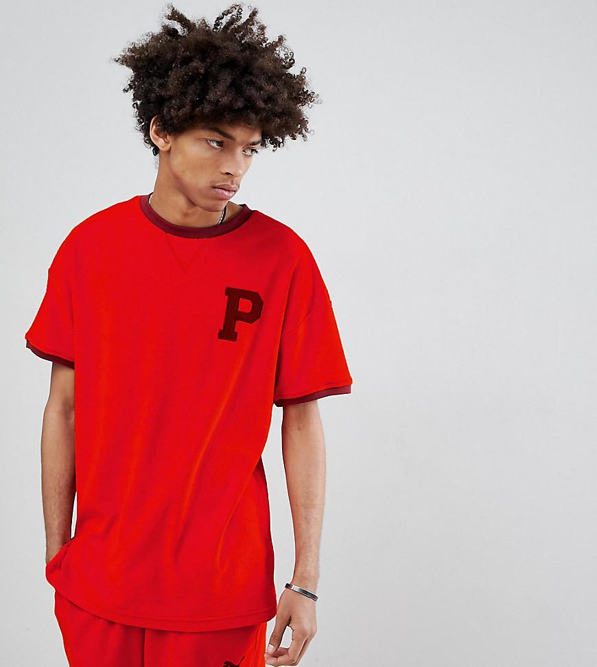 puma towelling t shirt