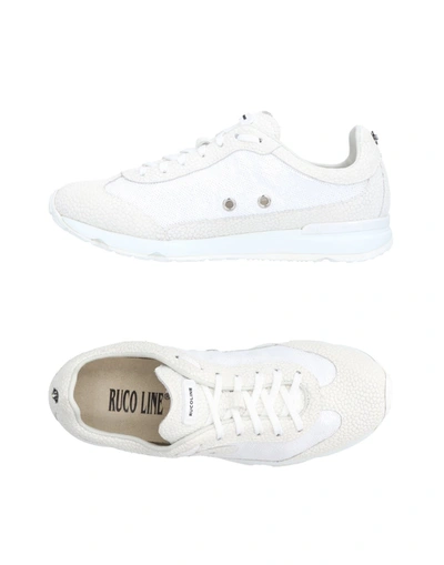 Ruco Line Sneakers In White